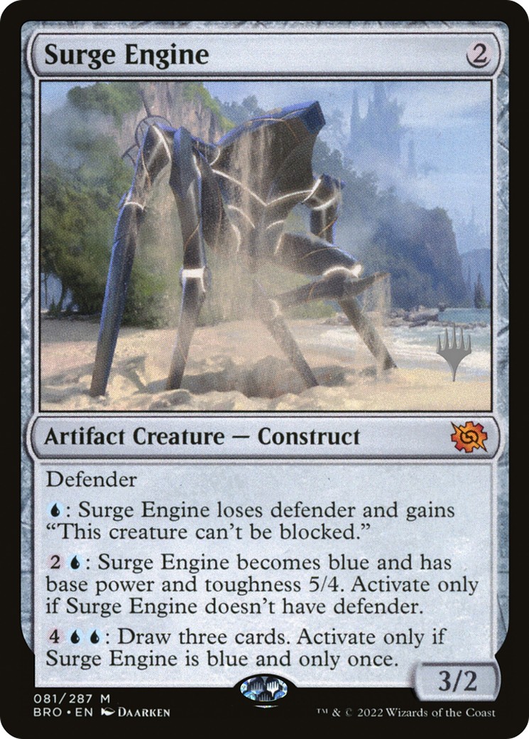 2022 Magic: The Gathering The Brothers' War Promos 2022 Magic: The Gathering The Brothers' War Promos #81p trading card
