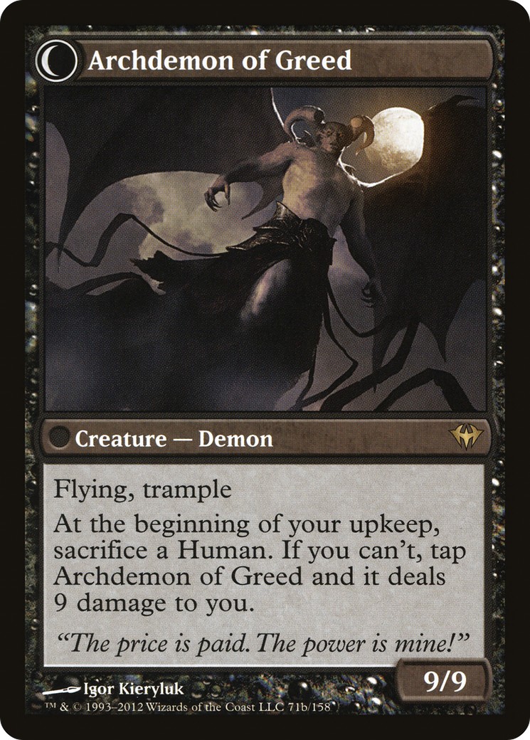 Ravenous Demon // Archdemon of Greed thumbnail 2