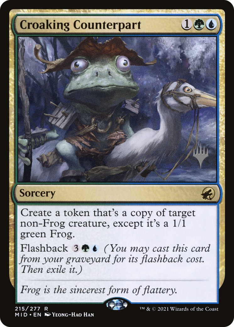 2021 Magic: The Gathering Innistrad: Midnight Hunt Promos 2021 Magic: The Gathering Innistrad: Midnight Hunt Promos #215p tra