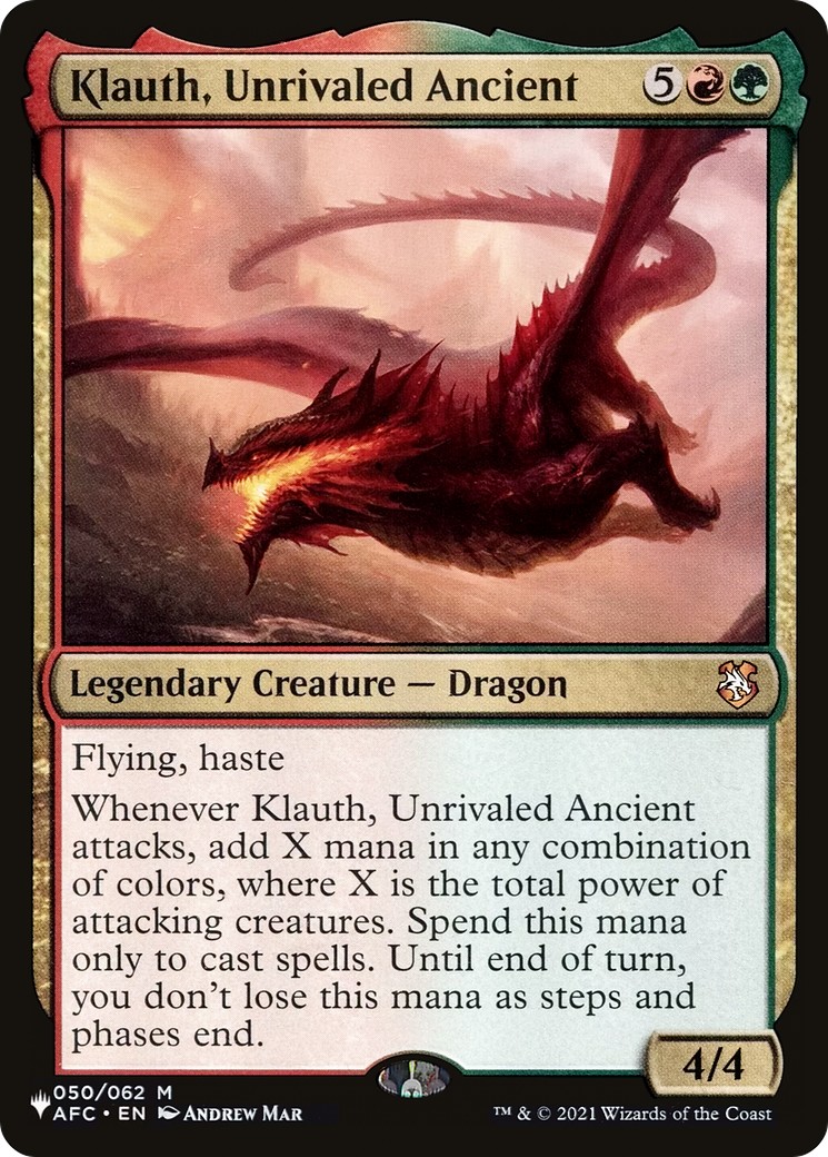 2024 Magic: The Gathering The List 2024 Magic: The Gathering The List #AFC-50 trading card