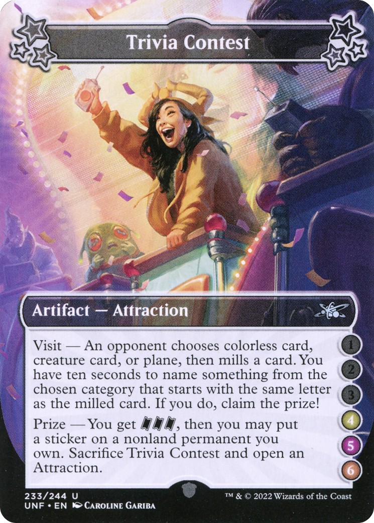 2022 Magic: The Gathering Unfinity 2022 Magic: The Gathering Unfinity #233f trading card