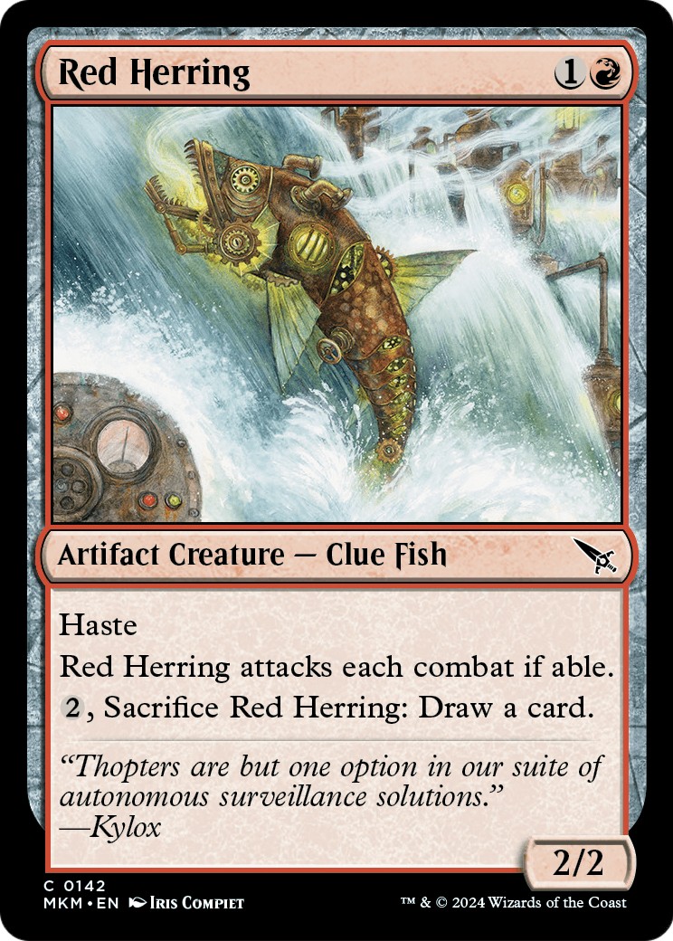 2024 Magic: The Gathering Murders at Karlov Manor 2024 Magic: The Gathering Murders at Karlov Manor #142 trading card