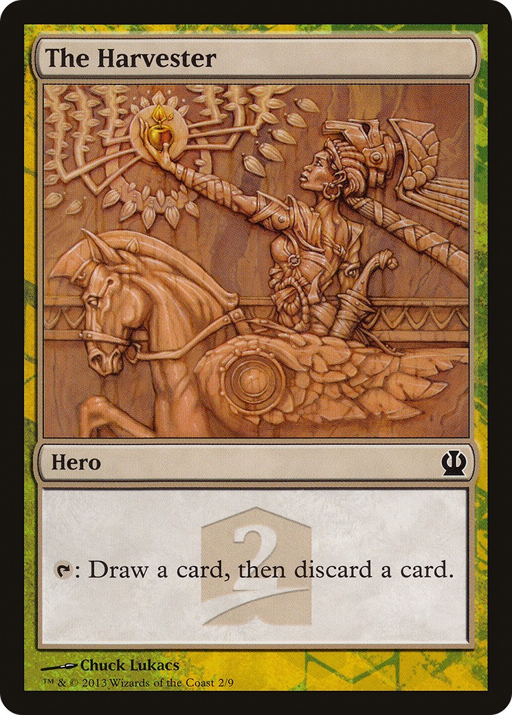 2013 Magic: The Gathering Theros Hero's Path The Harvester #2 trading card