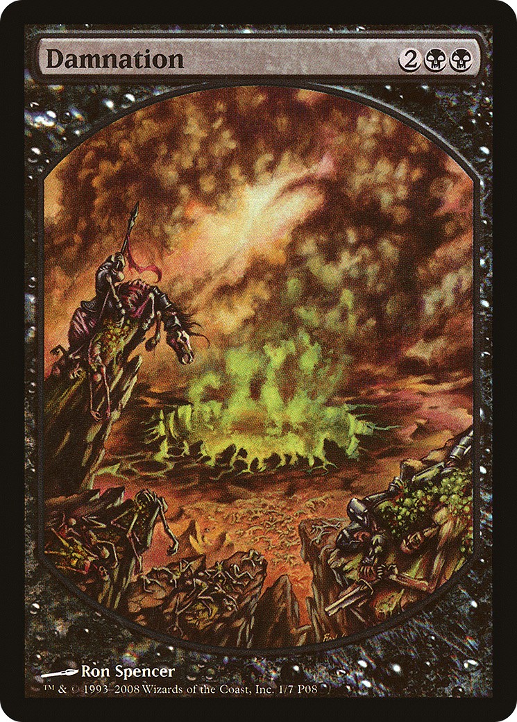 2008 Magic: The Gathering Magic Player Rewards Damnation #1 trading card