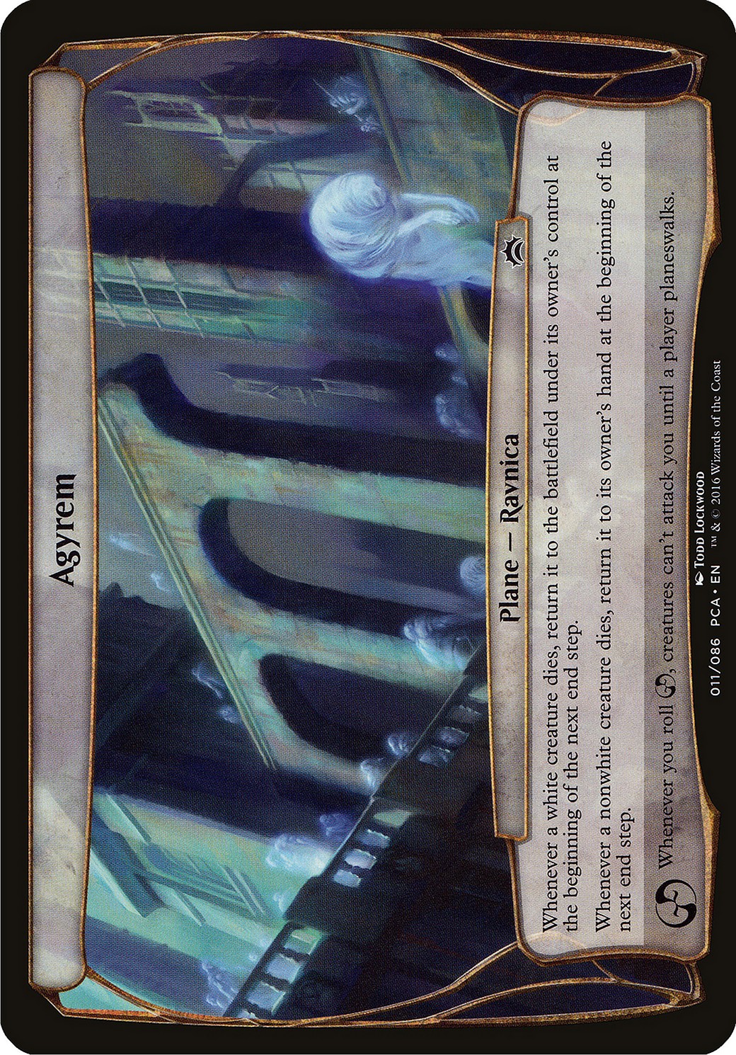 2016 Magic: The Gathering Planechase Anthology Planes Agyrem #11 trading card
