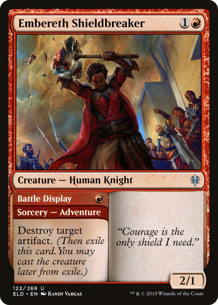 2019 Magic: The Gathering Throne of Eldraine 2019 Magic: The Gathering Throne of Eldraine #122 trading card