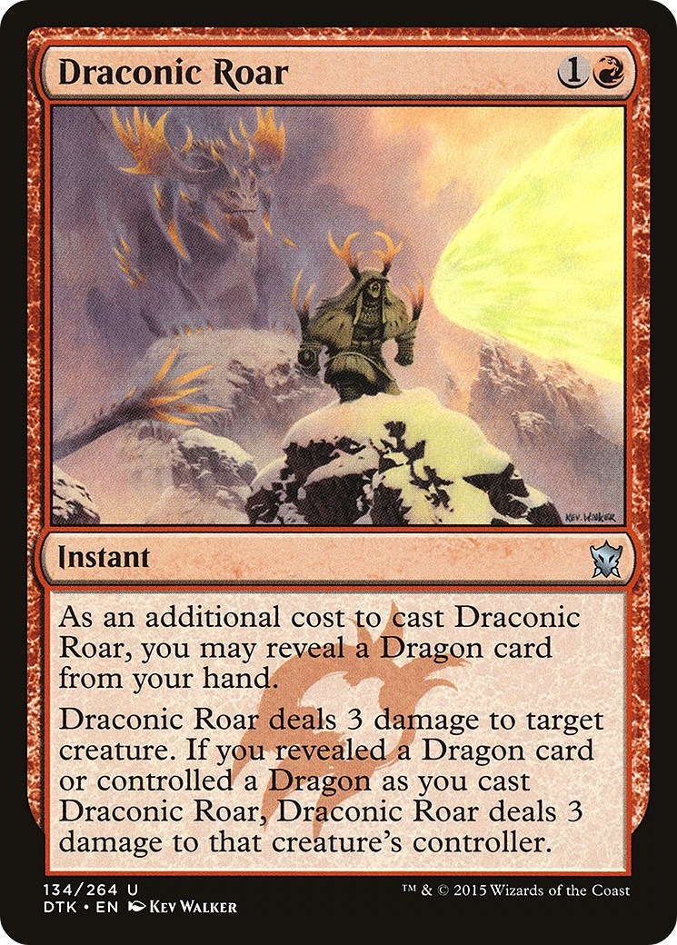 2015 Magic: The Gathering Dragons of Tarkir 2015 Magic: The Gathering Dragons of Tarkir #134 trading card