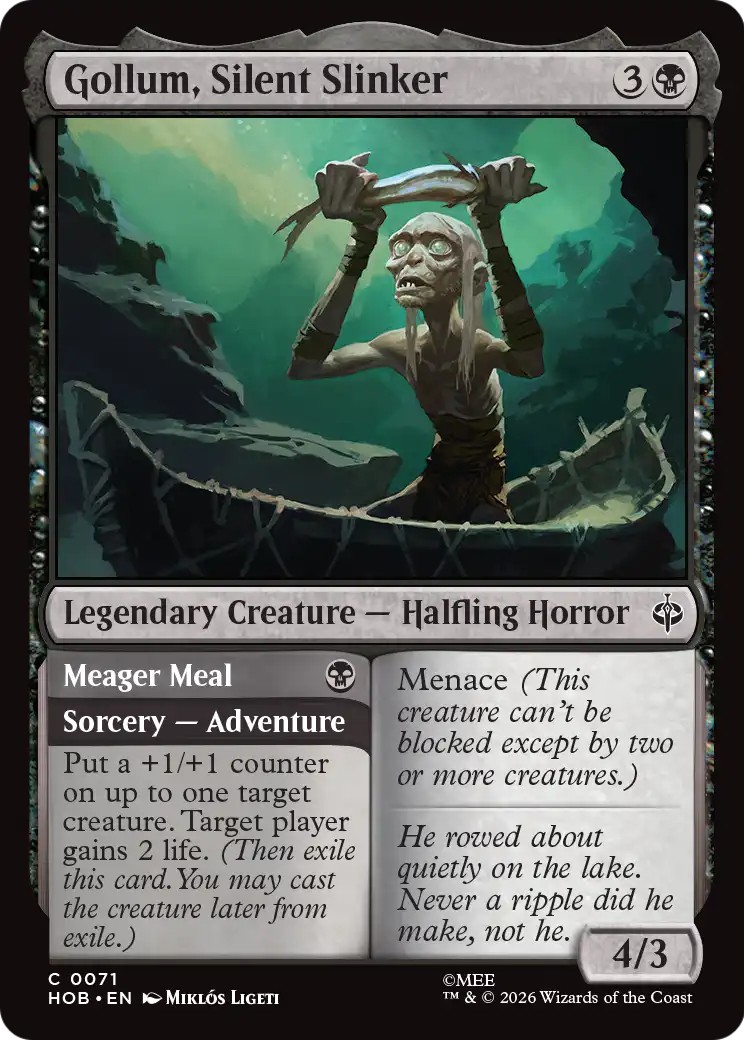 Gollum, Silent Slinker // Meager Meal - Image 1