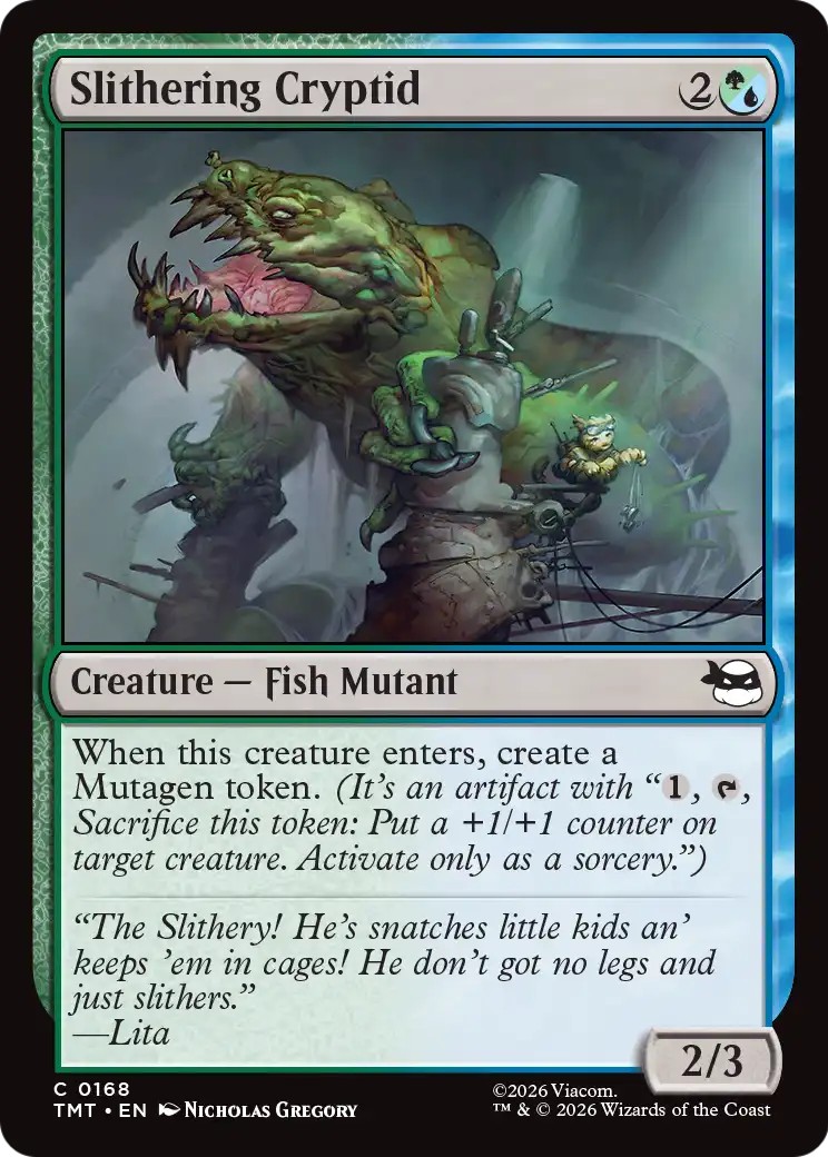 2026 Magic: The Gathering Teenage Mutant Ninja Turtles 2026 Magic: The Gathering Teenage Mutant Ninja Turtles #168 trading ca