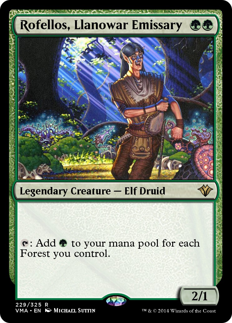 Rofellos, Llanowar Emissary - Image 1