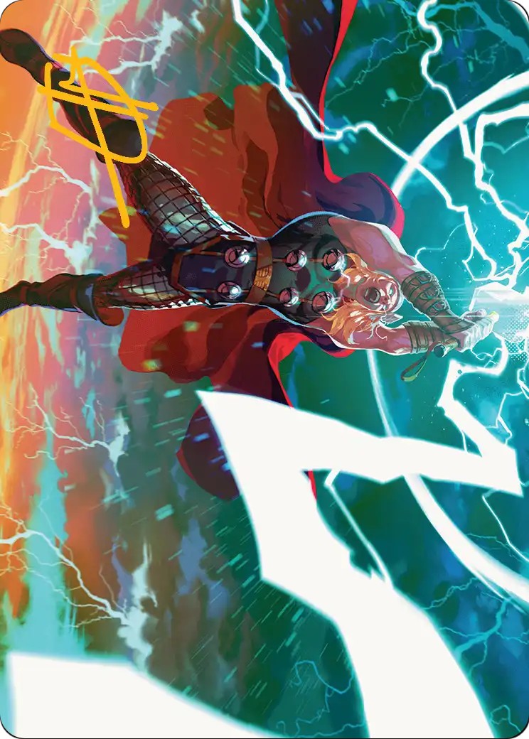 2026 Magic: The Gathering Marvel Super Heroes Art Series Lightning Strike // Lightning Strike #11 trading card