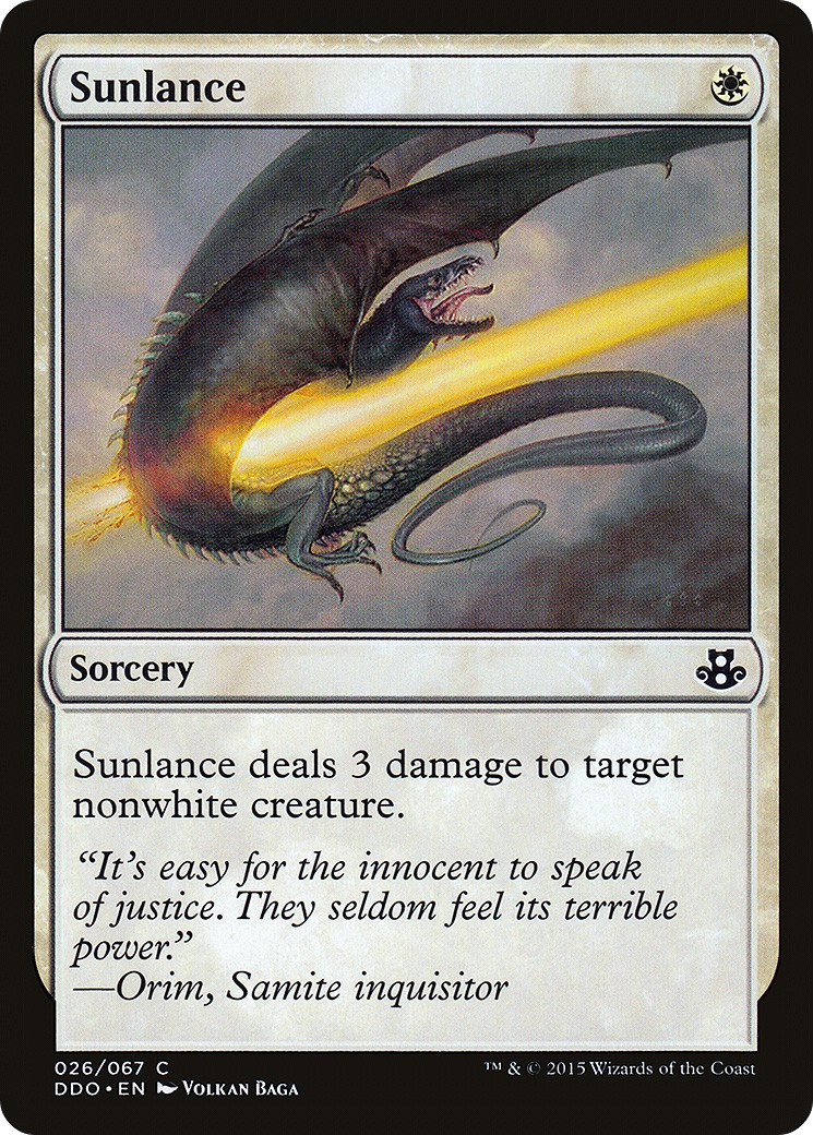 2015 Magic: The Gathering Duel Decks: Elspeth vs. Kiora 2015 Magic: The Gathering Duel Decks: Elspeth vs. Kiora #26 trading c