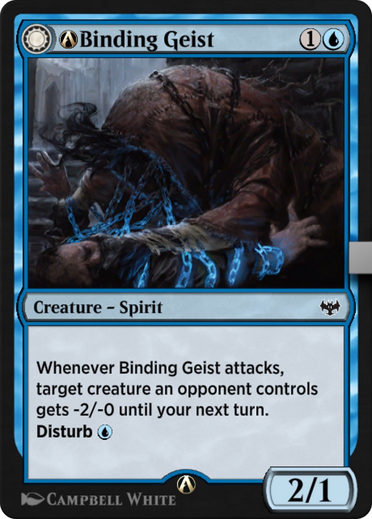 2023 Magic: The Gathering Innistrad: Crimson Vow A-Binding Geist // A-Spectral Binding #A-48 trading card