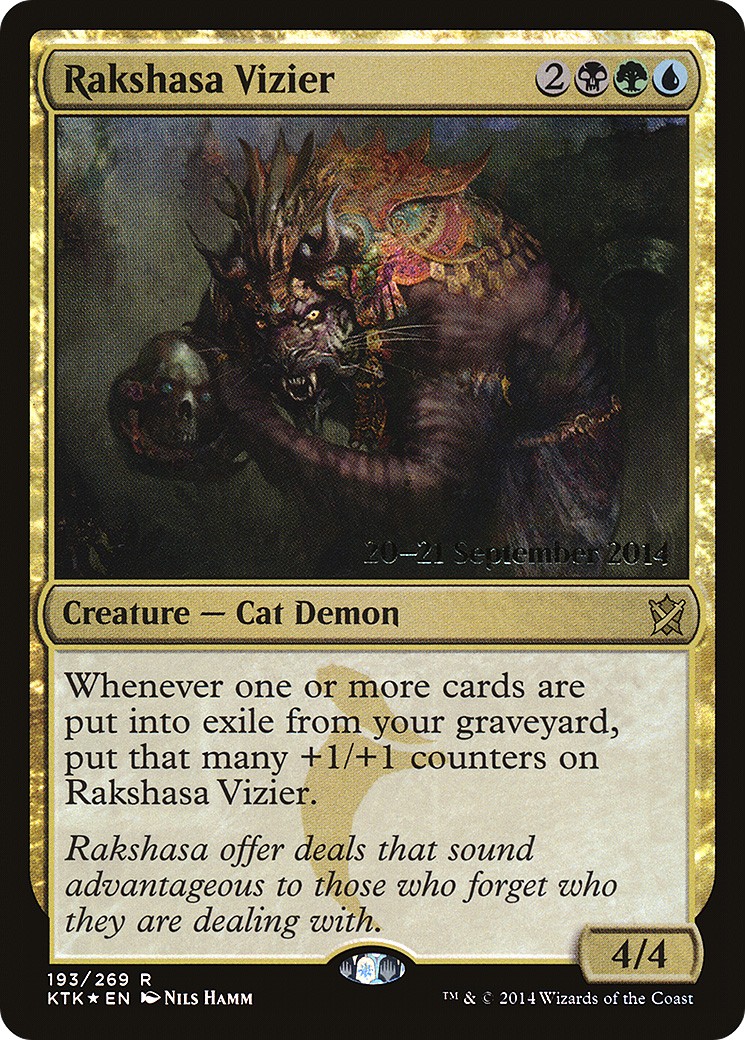 2014 Magic: The Gathering Khans of Tarkir Promos 2014 Magic: The Gathering Khans of Tarkir Promos #193s trading card