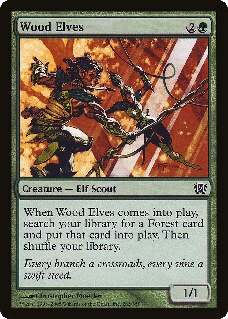 Wood Elves (Common · Foil) · 2005 · Ninth Edition