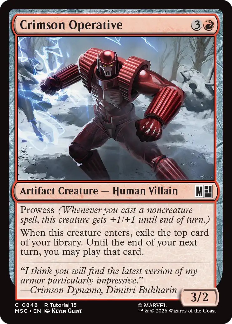 2026 Magic: The Gathering Marvel Super Heroes 2026 Magic: The Gathering Marvel Super Heroes #848 trading card