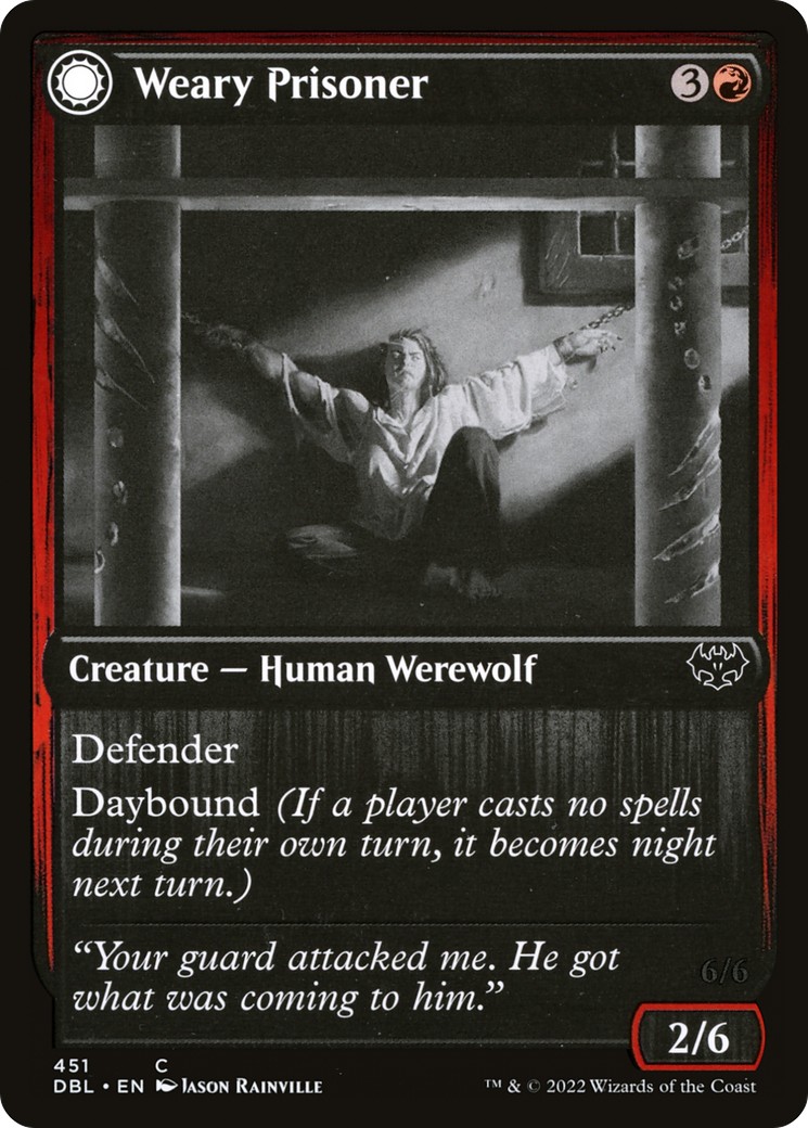 Weary Prisoner // Wrathful Jailbreaker - Image 1