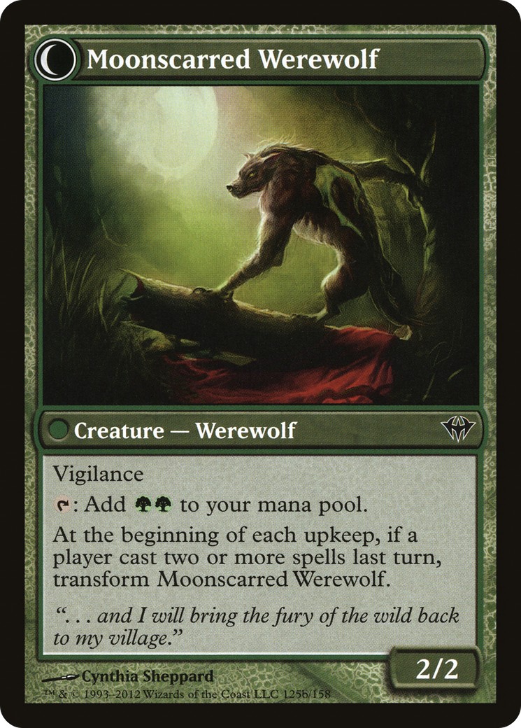 Scorned Villager // Moonscarred Werewolf thumbnail 2
