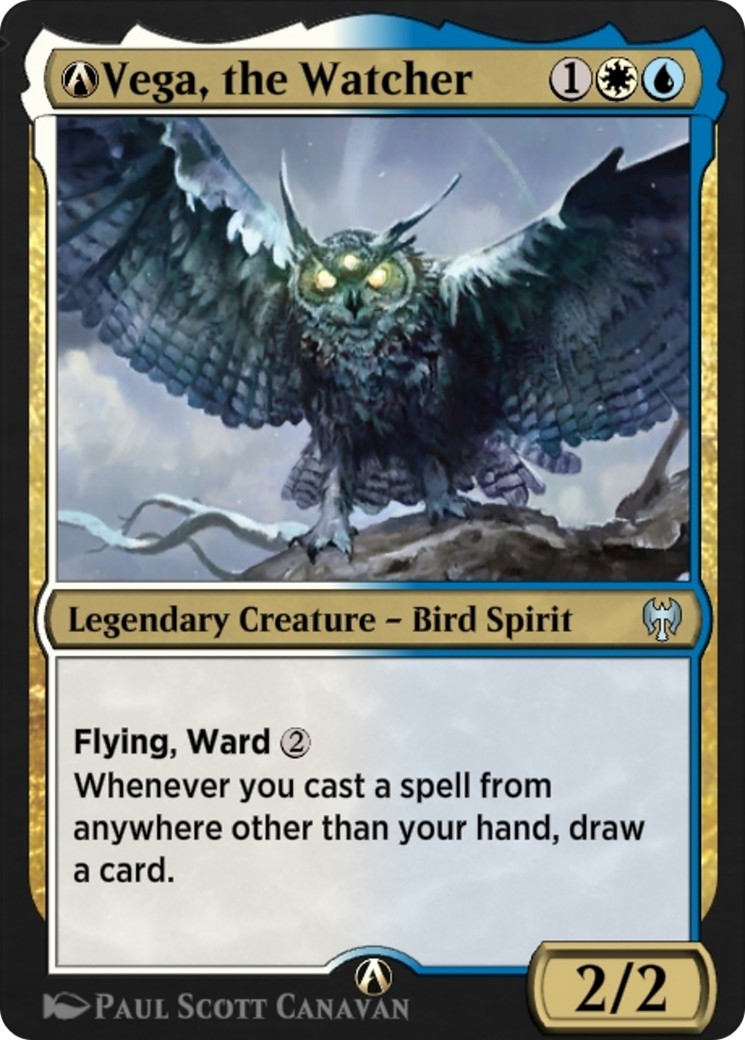 2022 Magic: The Gathering Kaldheim A-Vega, the Watcher #A-233 trading card