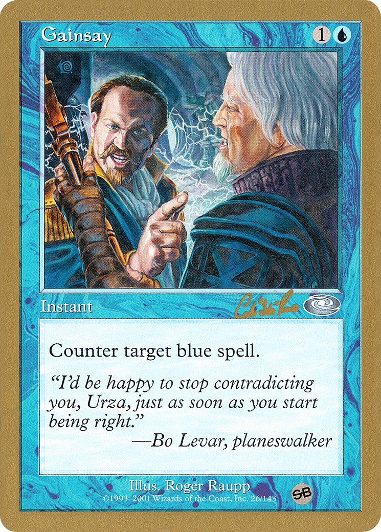 2002 Magic: The Gathering World Championship Decks 2002 Magic: The Gathering World Championship Decks #cr26sb trading card