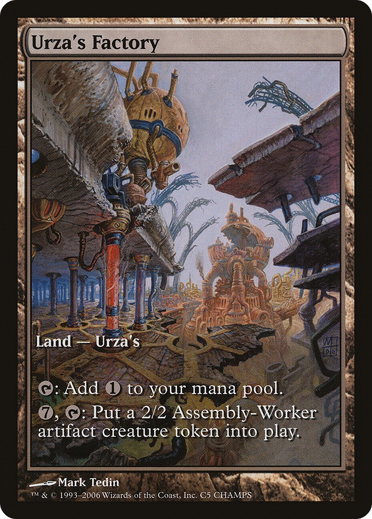 2006 Magic: The Gathering Champs and States Urza's Factory #5 trading card