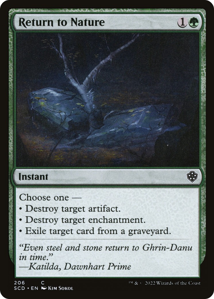 2022 Magic: The Gathering Starter Commander Decks 2022 Magic: The Gathering Starter Commander Decks #206 trading card