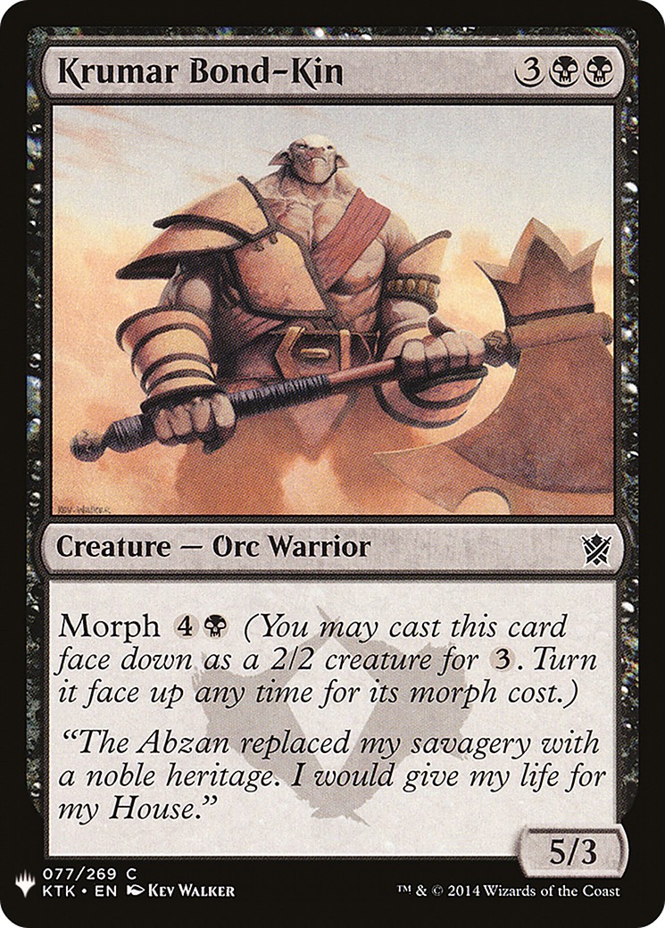 2019 Magic: The Gathering The List 2019 Magic: The Gathering The List #KTK-77 trading card