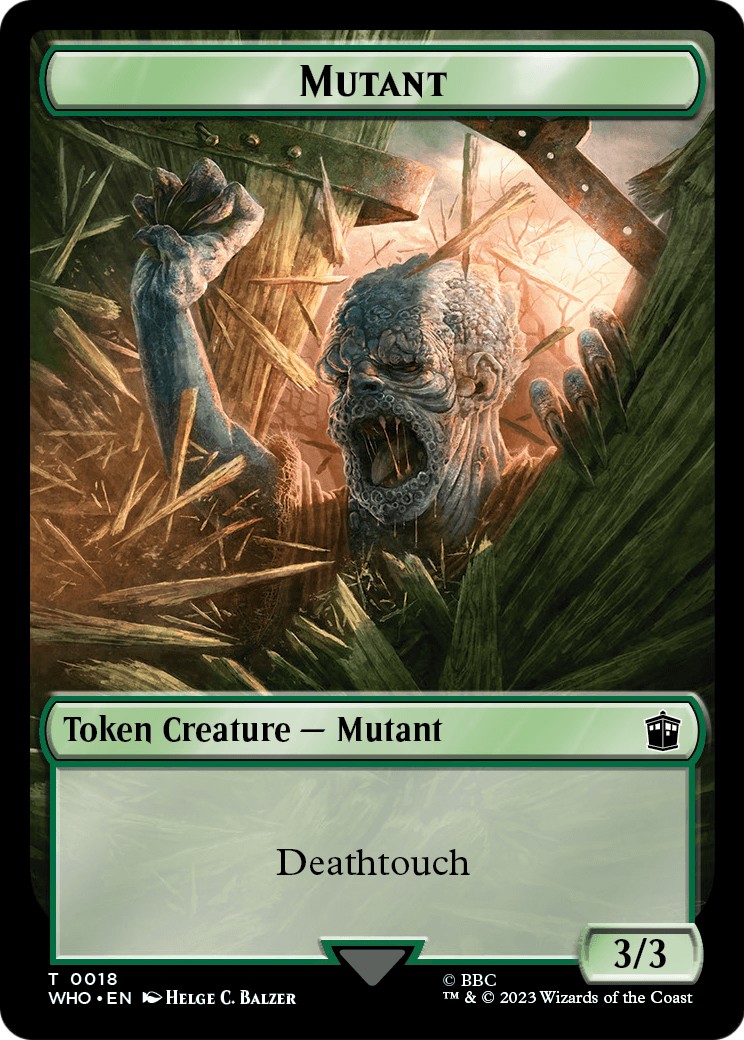2023 Magic: The Gathering Doctor Who Tokens 2023 Magic: The Gathering Doctor Who Tokens #18 trading card