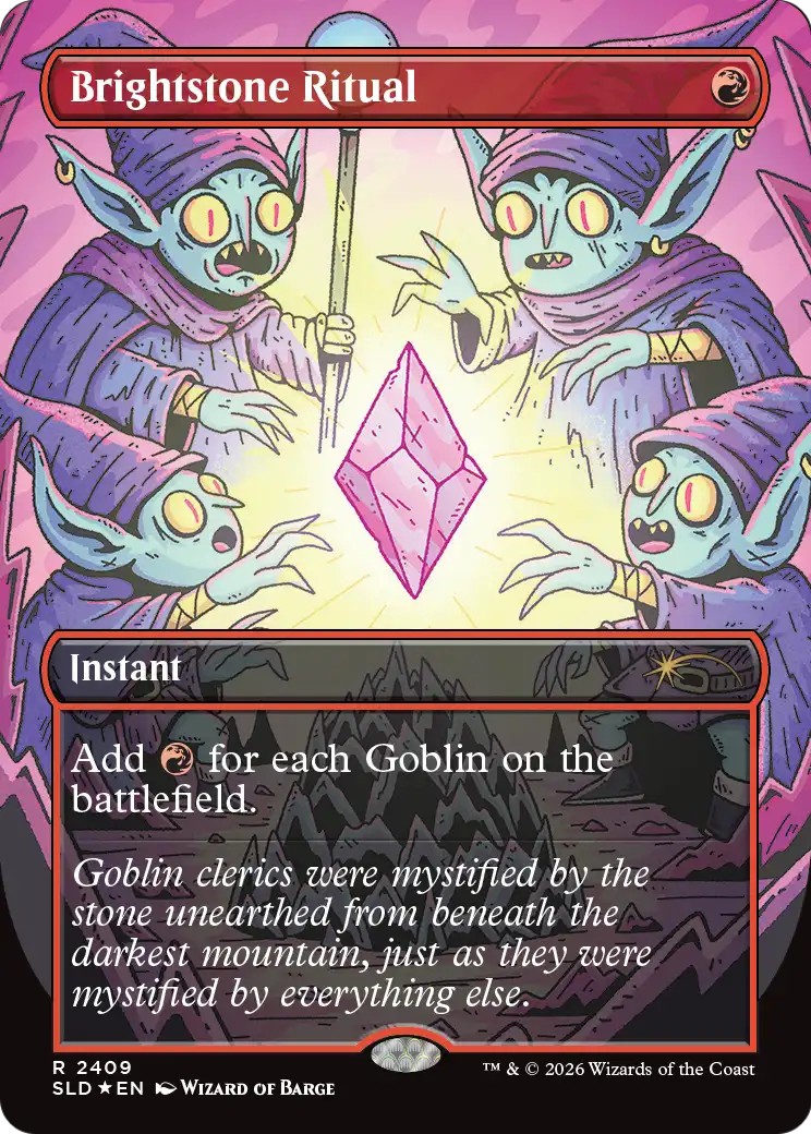 2026 Magic: The Gathering Secret Lair Drop 2026 Magic: The Gathering Secret Lair Drop #2409 trading card