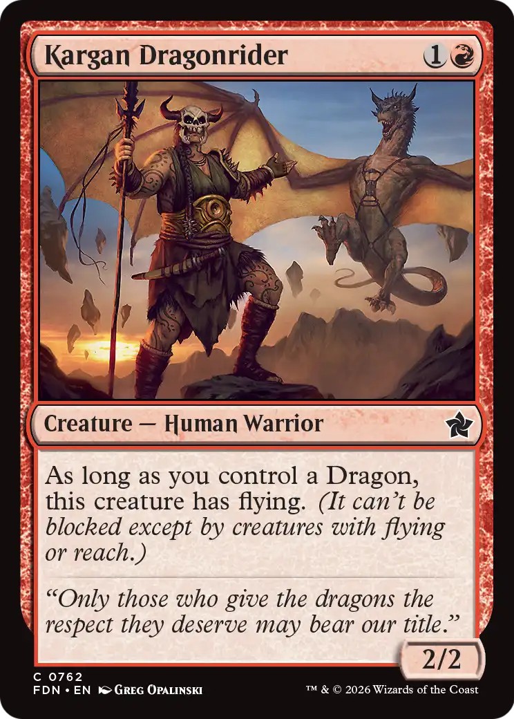 2026 Magic: The Gathering Foundations 2026 Magic: The Gathering Foundations #762 trading card