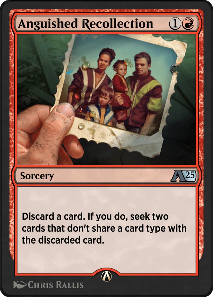 2024 Magic: The Gathering Alchemy: Duskmourn Anguished Recollection #12 trading card