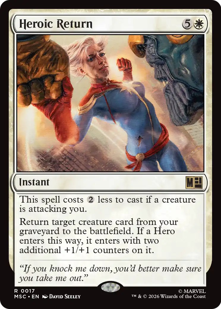 2026 Magic: The Gathering Marvel Super Heroes 2026 Magic: The Gathering Marvel Super Heroes #17 trading card