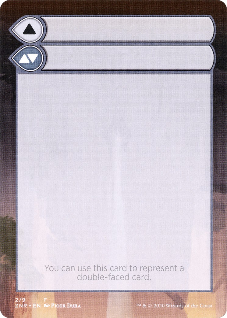 2020 Magic: The Gathering Zendikar Rising Substitute Cards Double-Faced Substitute Card #2 trading card