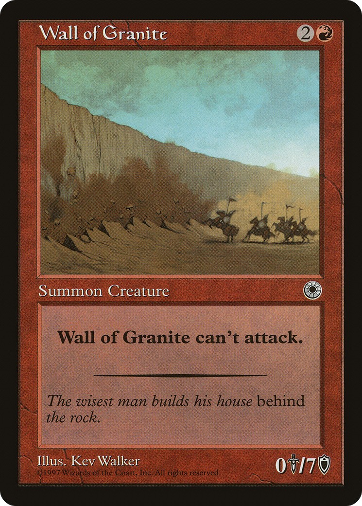 Wall of Granite - Image 1