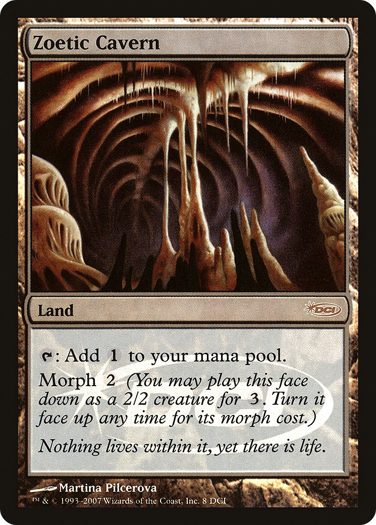 2007 Magic: The Gathering DCI Promos Zoetic Cavern #8 trading card