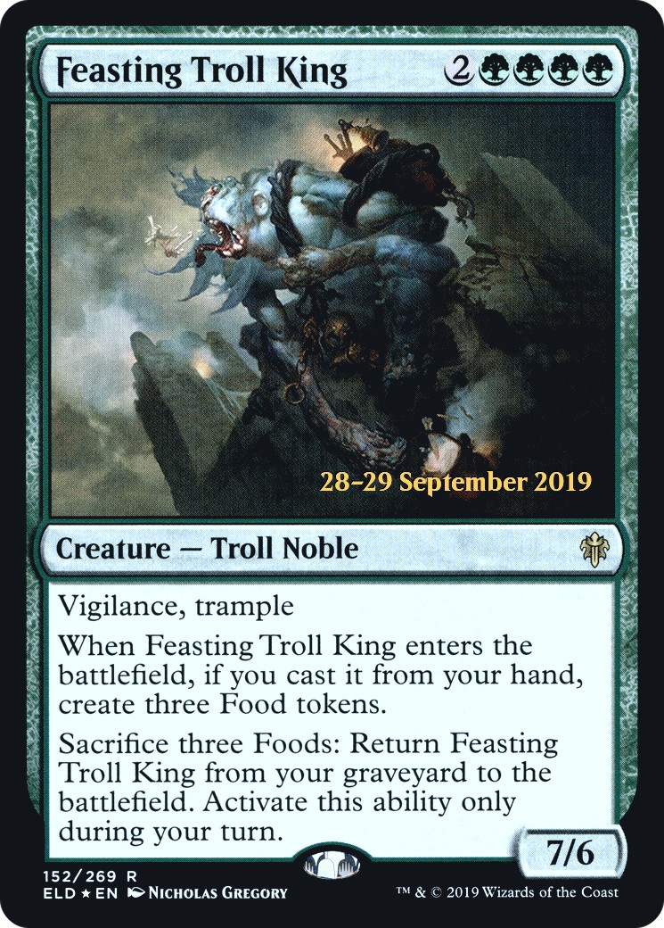 2019 Magic: The Gathering Throne of Eldraine Promos 2019 Magic: The Gathering Throne of Eldraine Promos #152s trading card