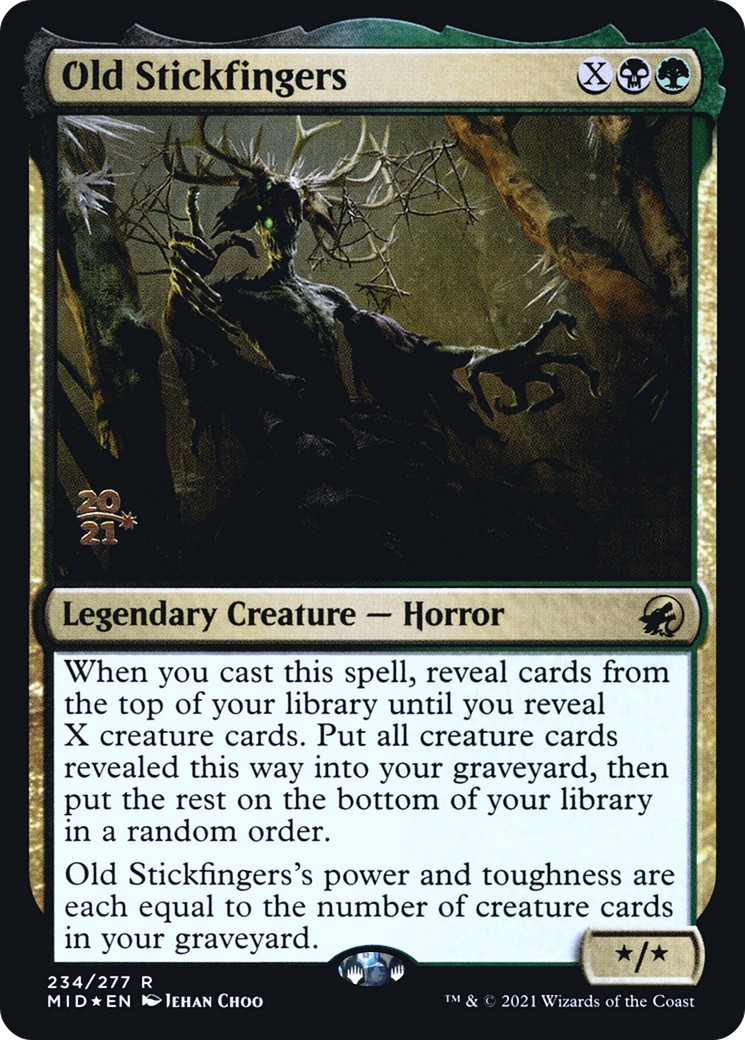 2021 Magic: The Gathering Innistrad: Midnight Hunt Promos 2021 Magic: The Gathering Innistrad: Midnight Hunt Promos #234s tra