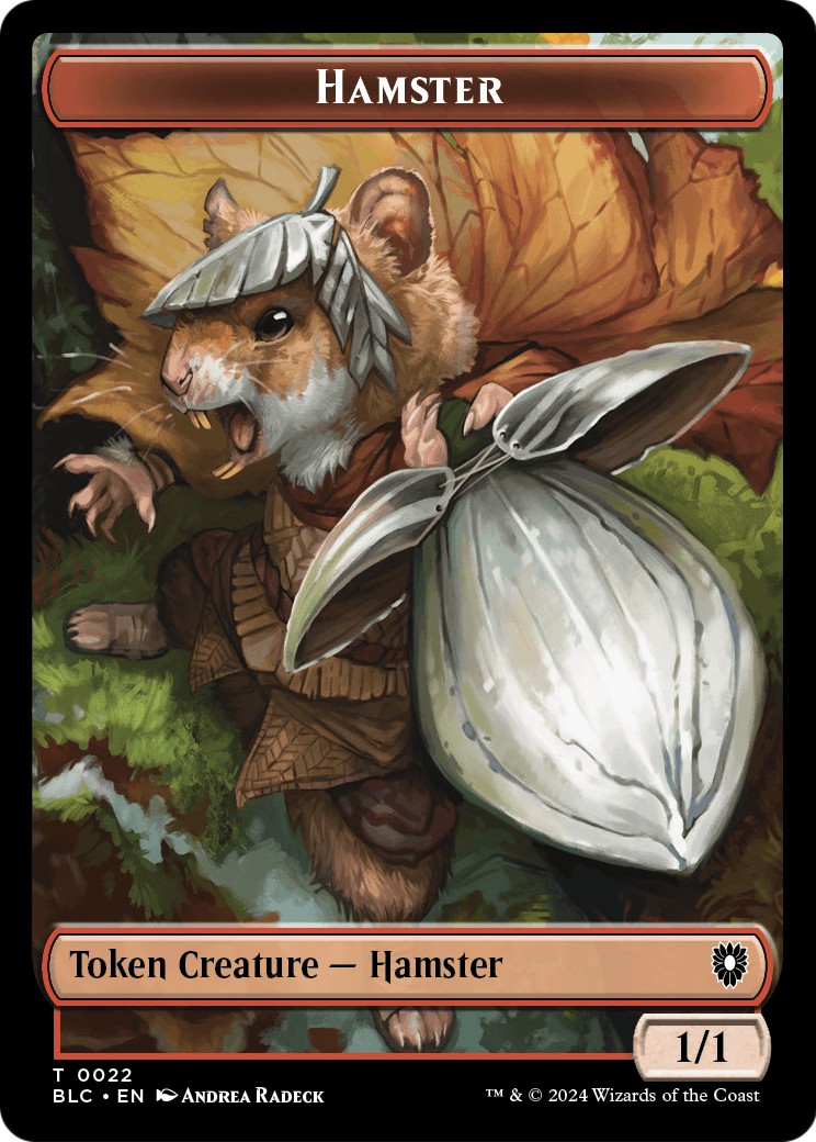 2024 Magic: The Gathering Bloomburrow Commander Tokens 2024 Magic: The Gathering Bloomburrow Commander Tokens #22 trading car