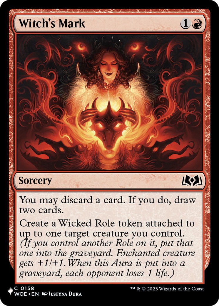 2026 Magic: The Gathering The List 2026 Magic: The Gathering The List #WOE-158 trading card