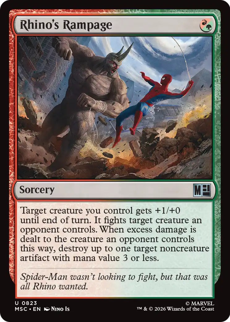 2026 Magic: The Gathering Marvel Super Heroes 2026 Magic: The Gathering Marvel Super Heroes #823 trading card