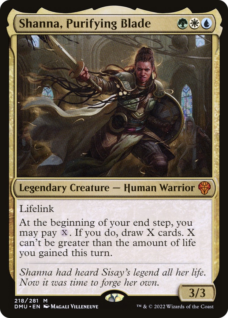 Shanna, Purifying Blade - Image 1