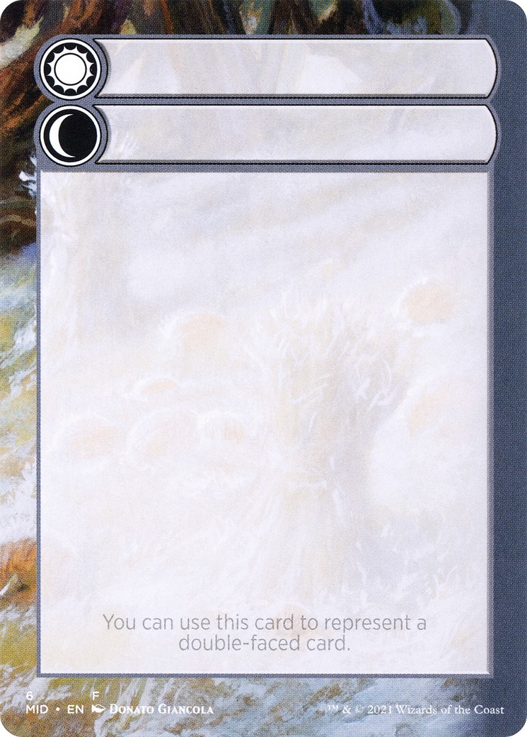 2021 Magic: The Gathering Innistrad: Midnight Hunt Substitute Cards Double-Faced Substitute Card #6 trading card