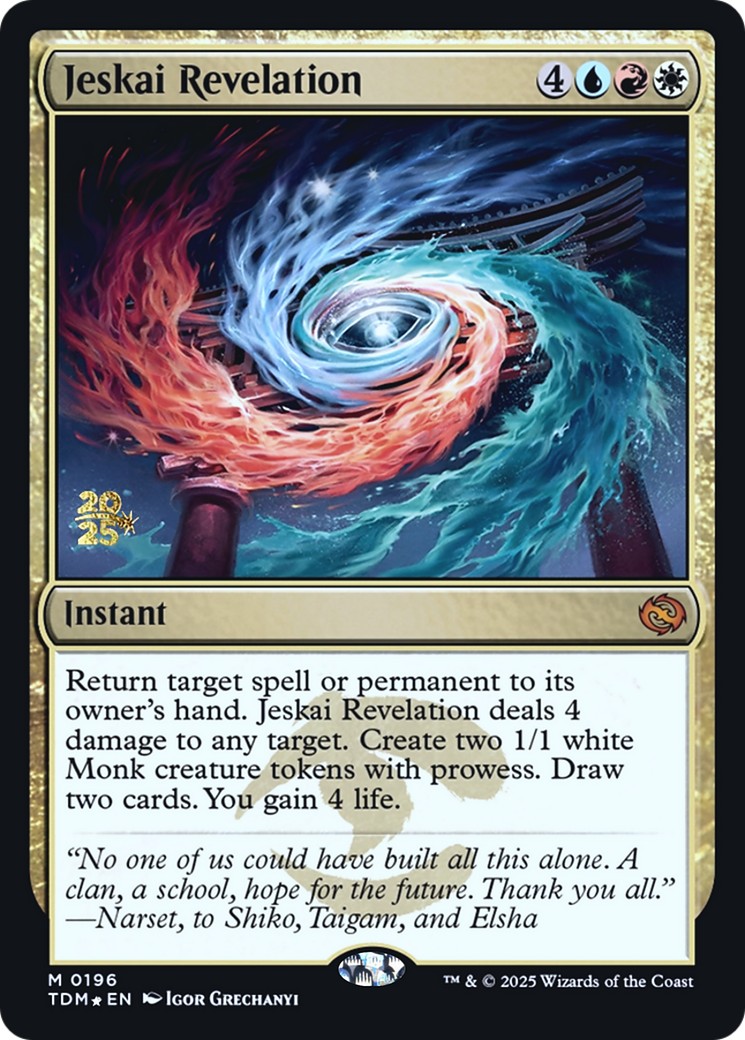 2025 Magic: The Gathering Tarkir: Dragonstorm Promos 2025 Magic: The Gathering Tarkir: Dragonstorm Promos #196s trading card