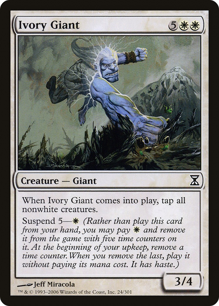 2006 Magic: The Gathering Time Spiral 2006 Magic: The Gathering Time Spiral #24 trading card