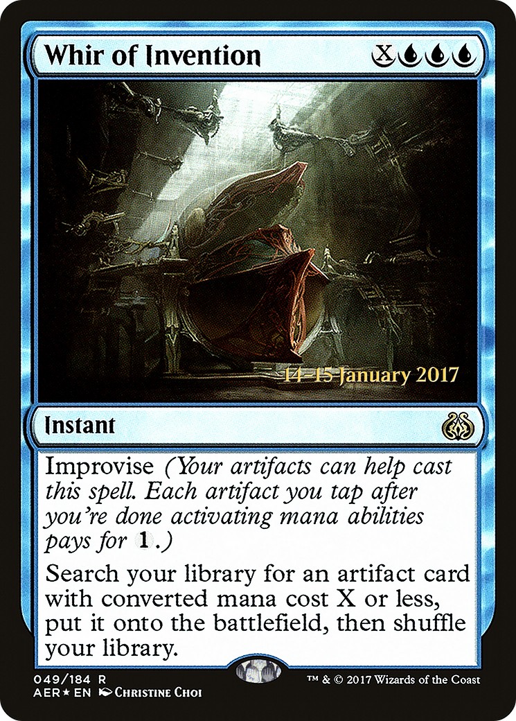 2017 Magic: The Gathering Aether Revolt Promos 2017 Magic: The Gathering Aether Revolt Promos #49s trading card