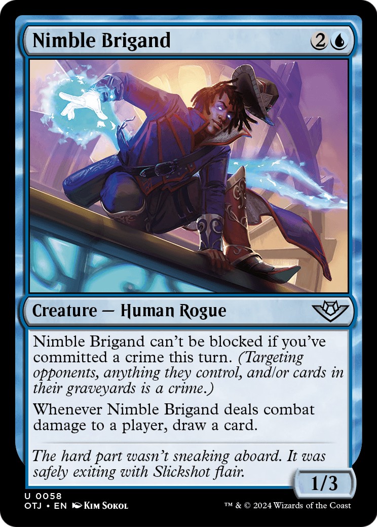 2024 Magic: The Gathering Outlaws of Thunder Junction 2024 Magic: The Gathering Outlaws of Thunder Junction #58 trading card