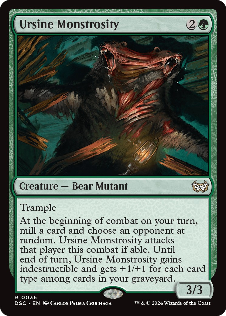 2024 Magic: The Gathering Duskmourn: House of Horror 2024 Magic: The Gathering Duskmourn: House of Horror #36 trading card