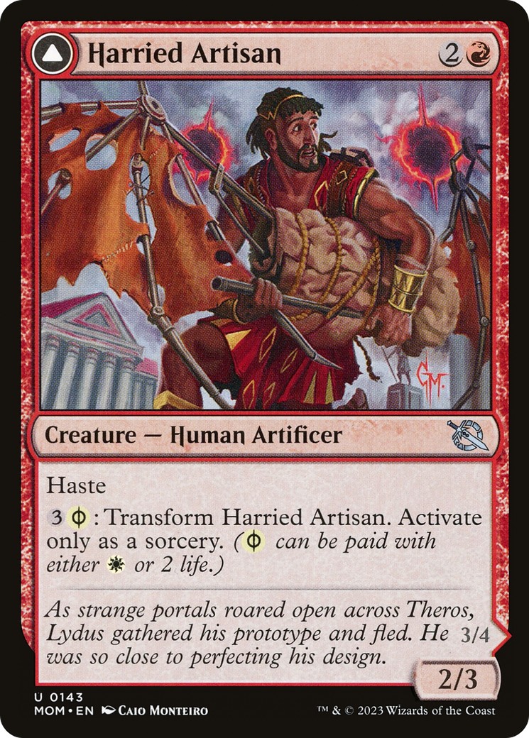 Harried Artisan // Phyrexian Skyflayer - Image 1