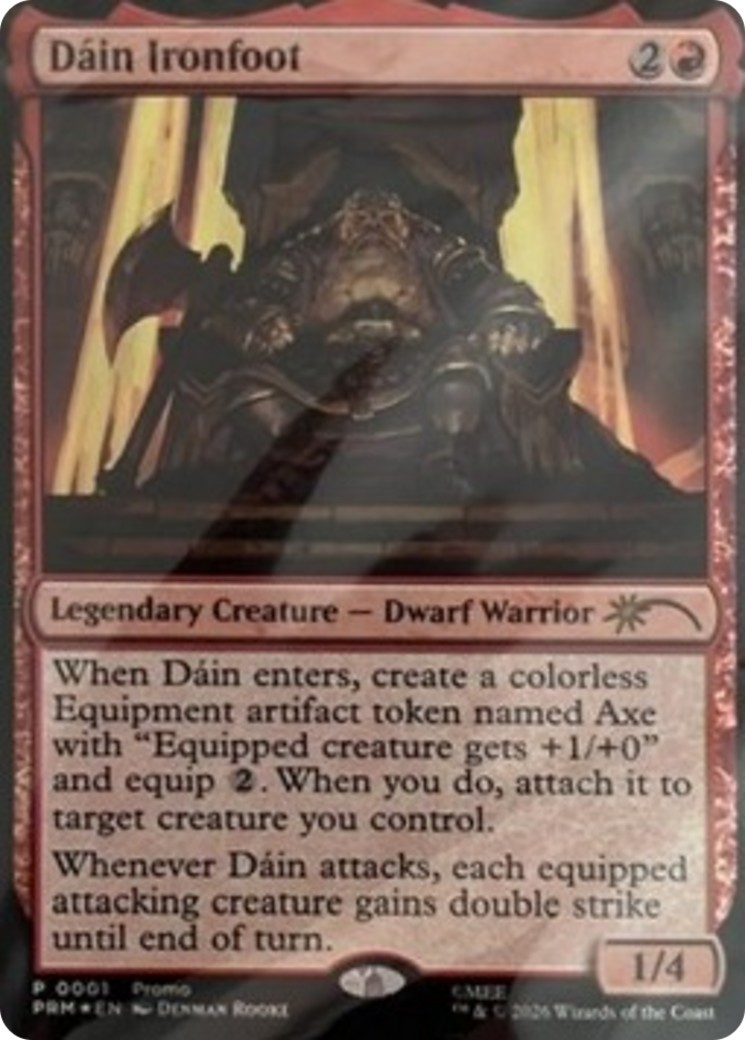 2026 Magic: The Gathering Media and Collaboration Promos Dáin Ironfoot #2026-18 trading card