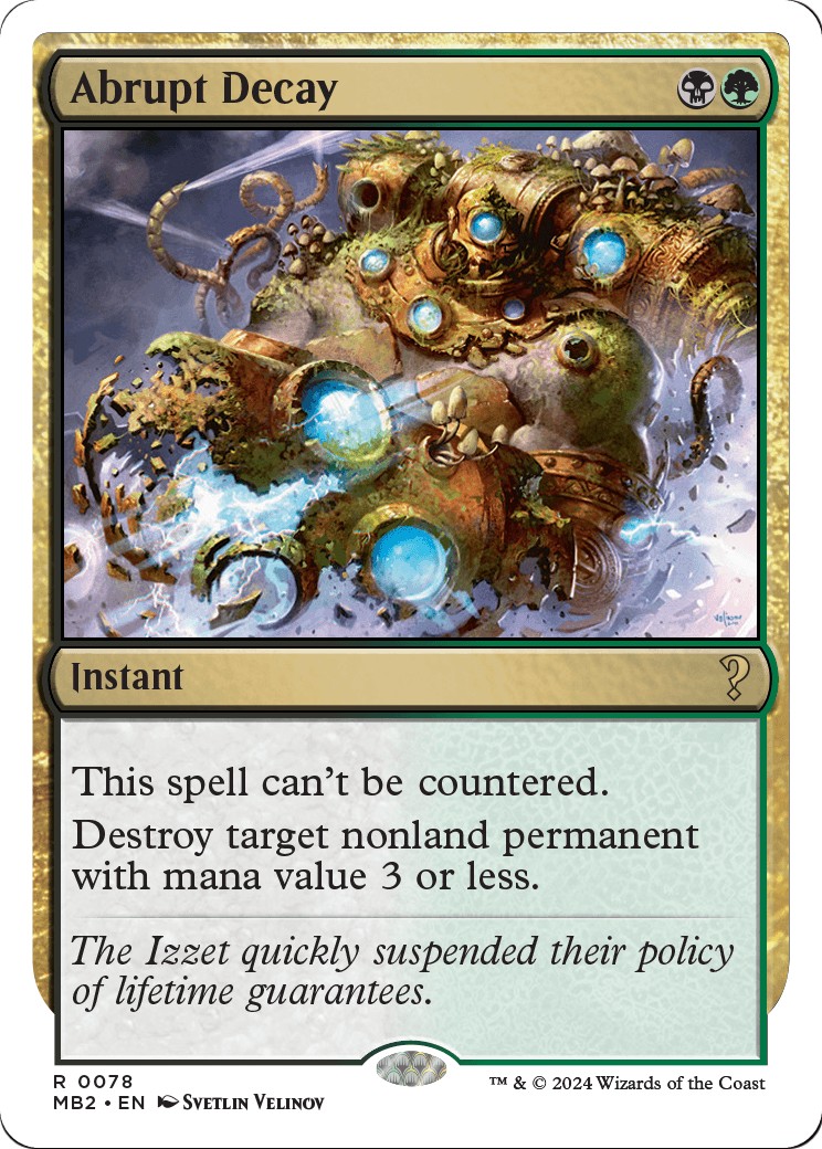 2024 Magic: The Gathering Mystery Booster 2 2024 Magic: The Gathering Mystery Booster 2 #78 trading card